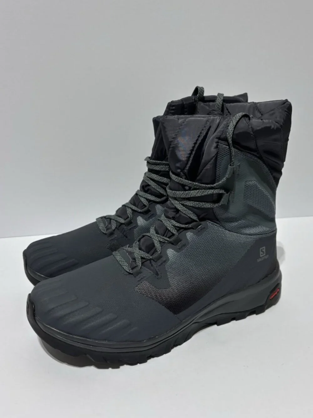Salomon Women’s Vaya Powder Gray Waterproof Winter Boots, Size 9 M